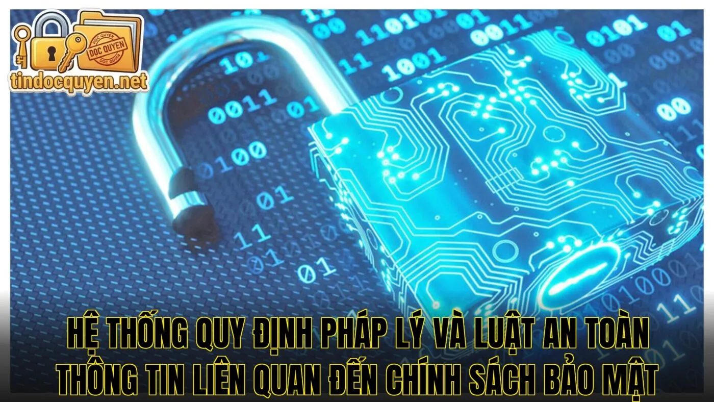 Hệ thống quy định pháp lý và luật an toàn thông tin liên quan đến chính sách bảo mật