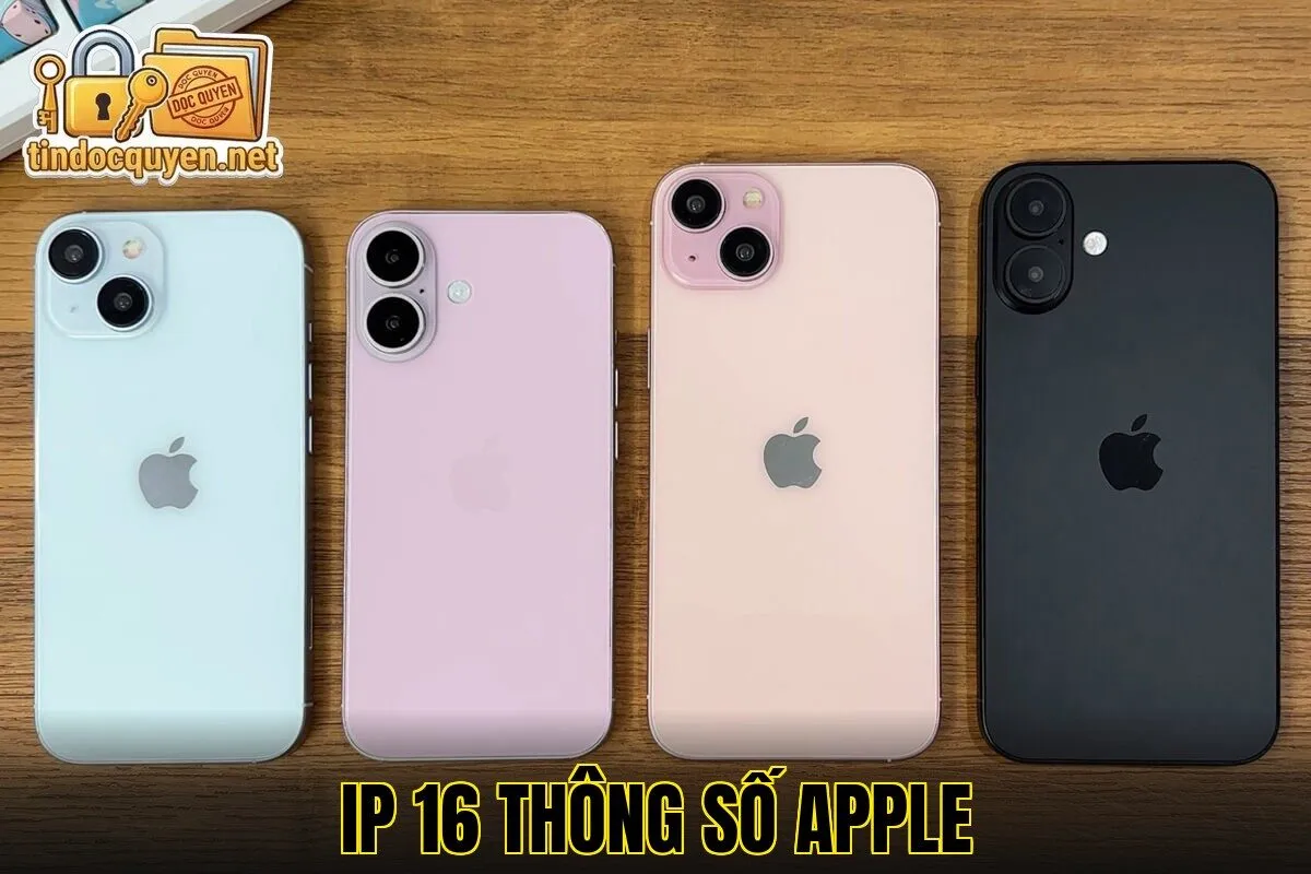 IP 16 Thông Số Apple