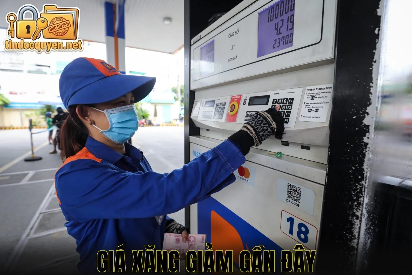 Giá xăng giảm gần đây